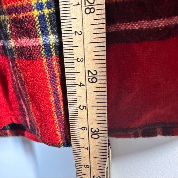 Vtg Pendleton Wool Board Shirt Men XL Tartan Plaid Loop Collar Virgin Wool USA - Picture 6 of 10
